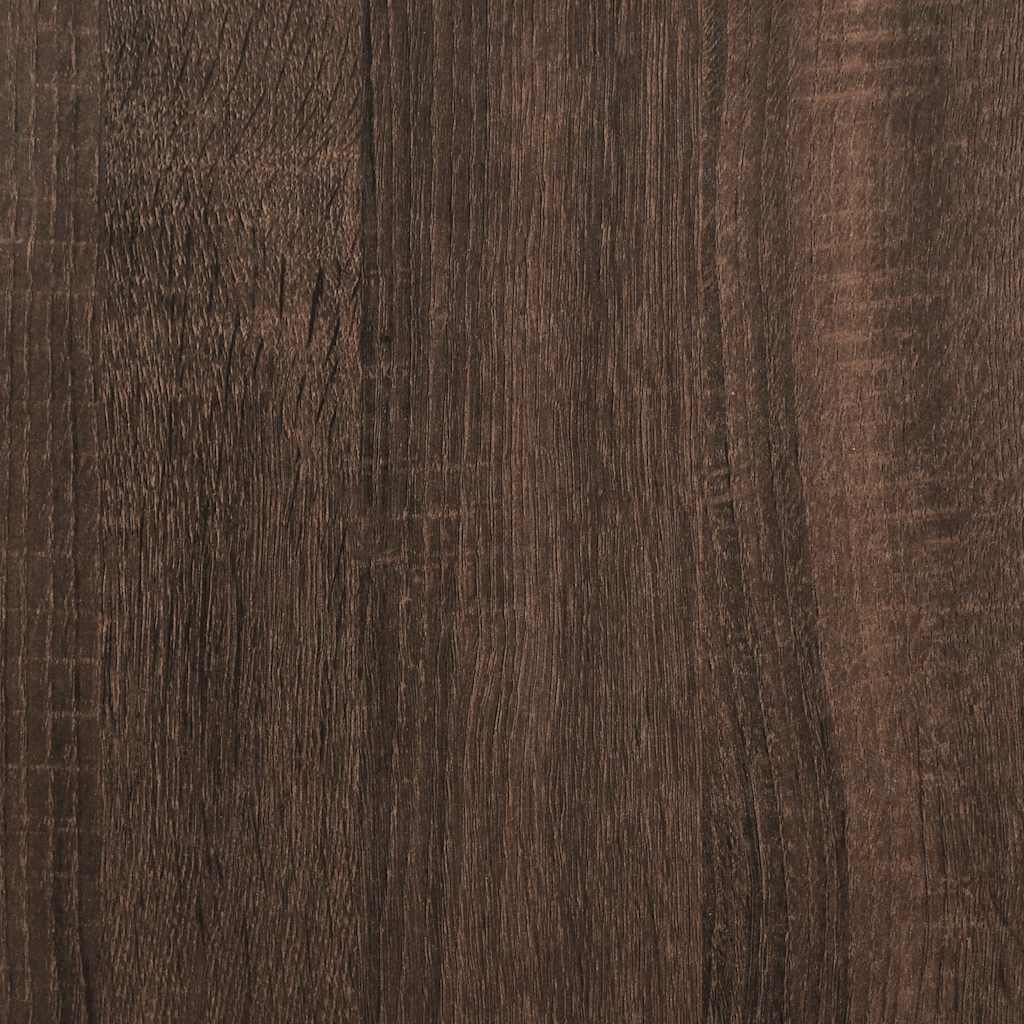 Nachttisch Braun Eichen-Optik 40x40x55 cm Holzwerkstoff
